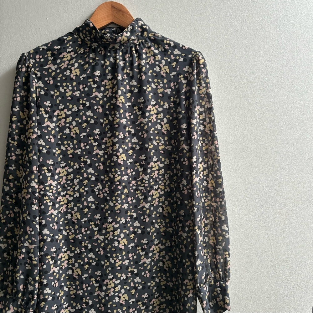 Kendall + Kylie long sleeve chiffon dress